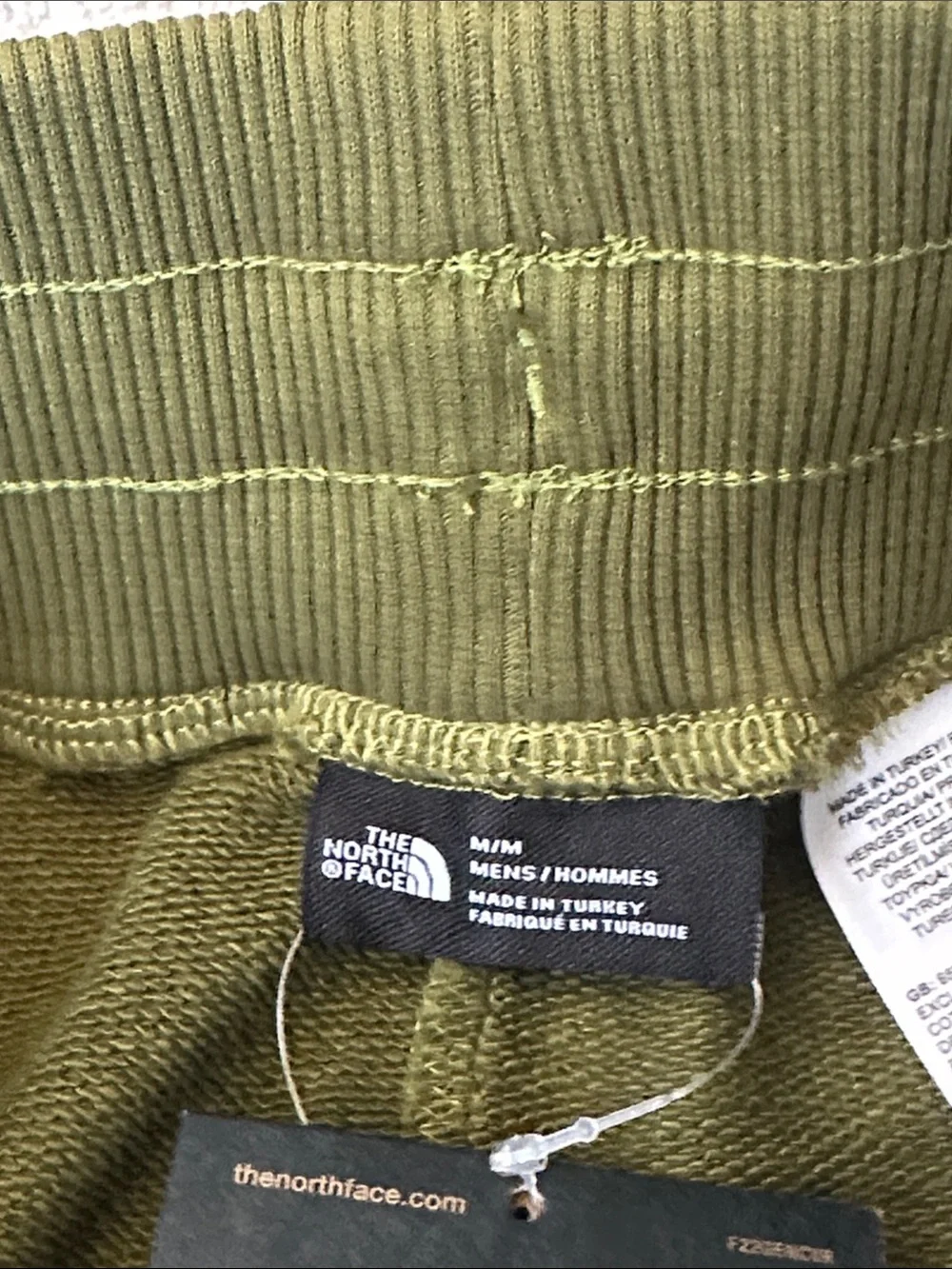 The North Face Men’s Medium Forest Olive Terry Regular Shorts. NWT’s.